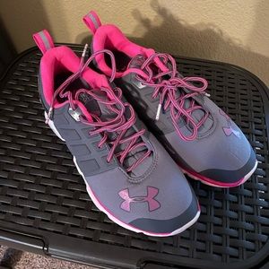Under Armour breast cancer sneakers. Womens 8